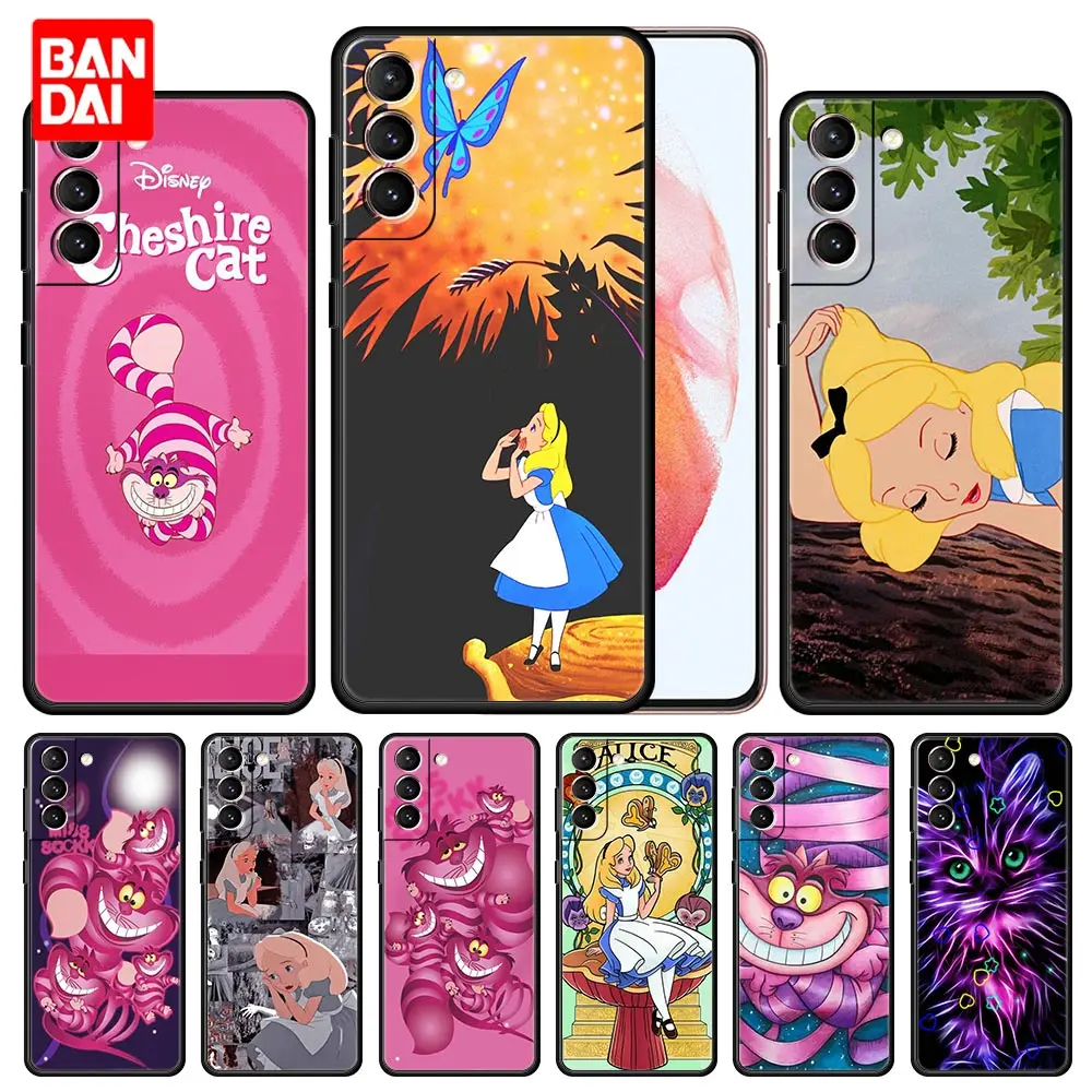 Чехол для телефона Disney Алиса в стране чудес Samsung Galaxy S20 FE S21 S10 S9 Plus Ultra 5G S20fe S21fe S20Ultra