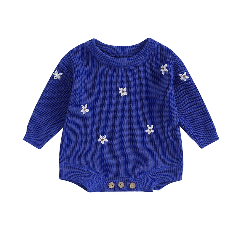 

Свитер для маленьких девочек от 0 до 24 месяцев пуловер с длинным рукавом для маленьких девочек вязаный свитер Комбинезоны