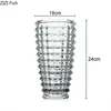 Bright Crystal Vase Terrarium Decor Transparent Glass Flower Pots Decorative Flower Arrangement Desk Decoration Hydroponics Vase 5