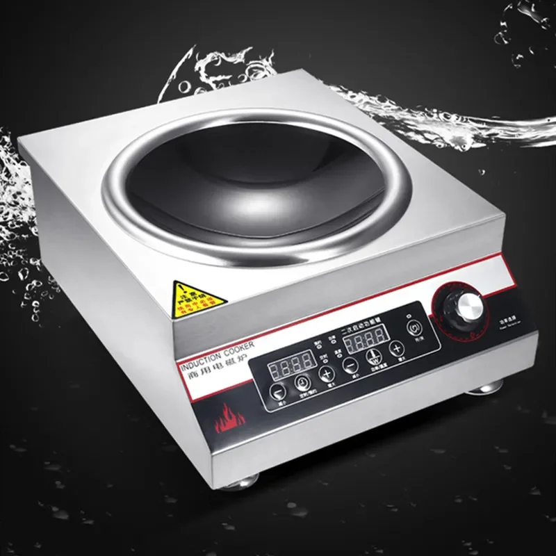Eoctoe 5000w Induction Cooker Commercial Induction Kitchen Panel Cooking Household Cooktop Single Cooker Electric Hob