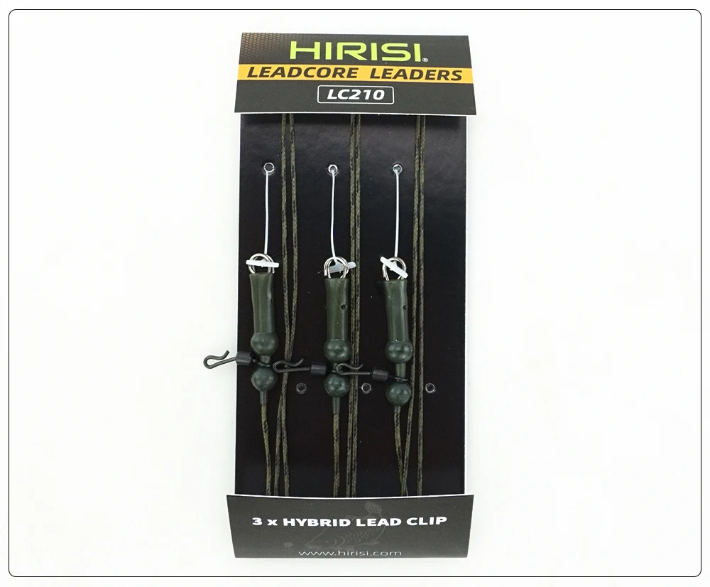 Hirisi 3 stücke Karpfen Angeln Blei Core Linie Hubschrauber Rigs Angelgerät Linie, Der Sinkende Geflochtene Linie Zubehör LC210 – Detail 7