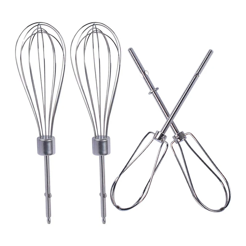 

W10490648 KHM926 Beaters For Hand Mixer Stainless Steel Pro Whisk Turbo Beaters,Cream,Making Mousse Or Meringue,Shakes