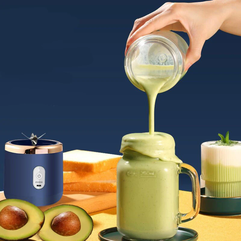 1pc Portable Electric Small Juice Extractor Household Multi Function Juice Cup Mixing And Auxiliary Food