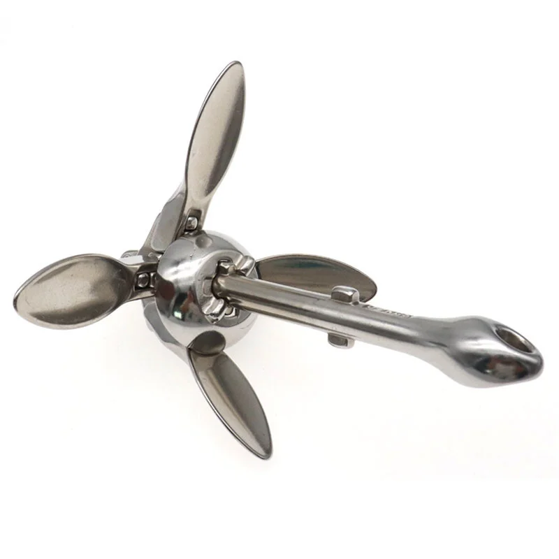DurableBoatAnchorInflatableBoatStainlessSteelIronMetalAnchor