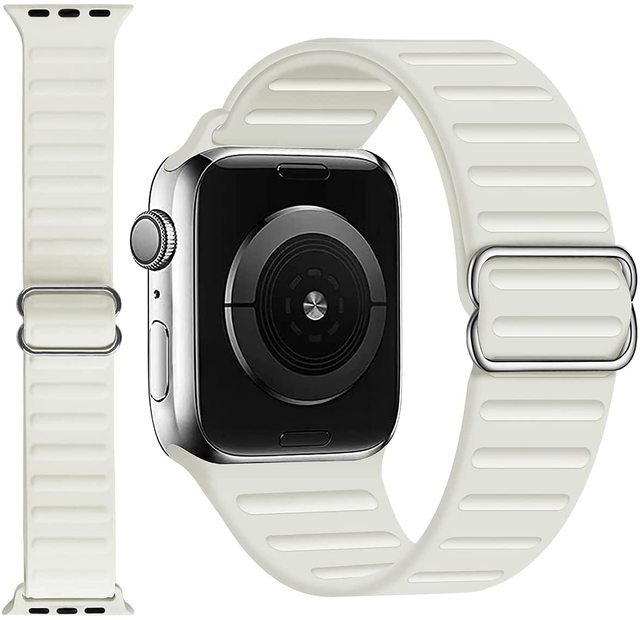 Stretch Silicone Solo Loop Band for Apple Watch 7 6 5 3 Se Sport Women Men Stretch Strap for Apple Watch 44 42 40 38