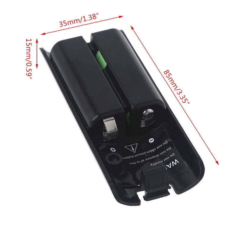2Pcs 2800Mah Rechargeable Backup Pack Charging Case Fit for WII for WII Game Console