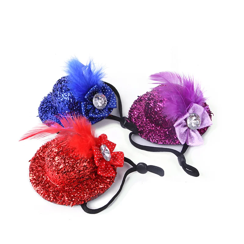 Pet Hat For Hamster Rat Guinea Pig Adjustable Small Animals Hats Pets Accessories Party Costume Caps pet headgear hamster supplies