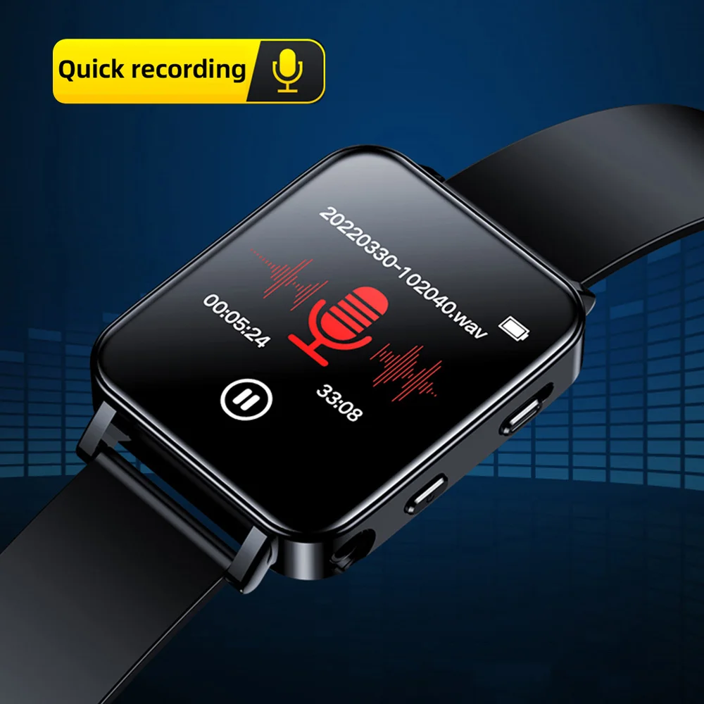 mini enregistreur vocal numérique go dictaphone audio avec écran lecteur pour les entreprises