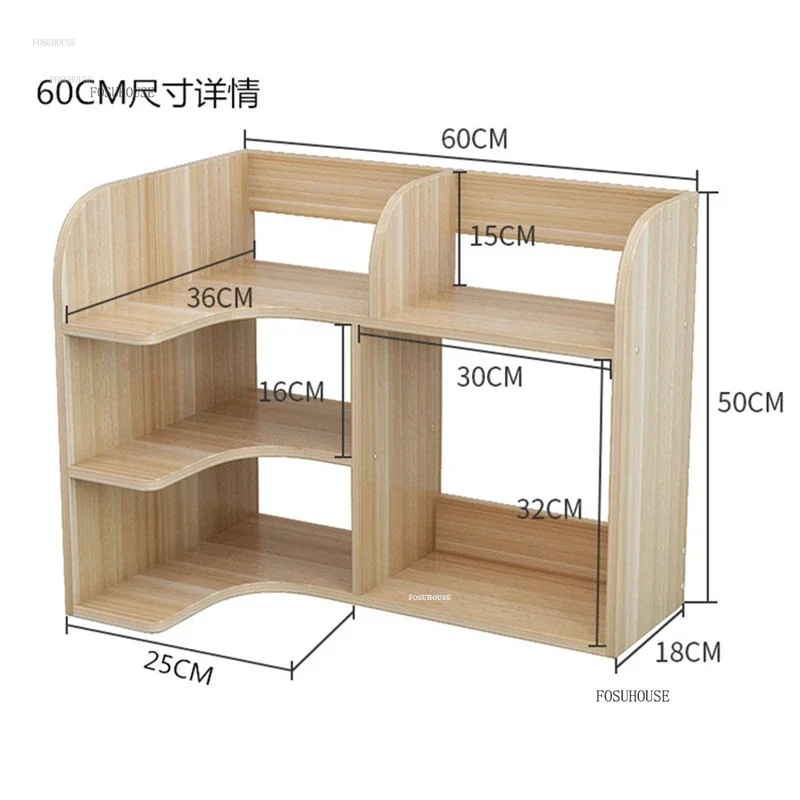 Children's Bookcases Office Desktop Bookshelves Children's Storage Shelves Student Multi-layer Finishing Small Bookcases