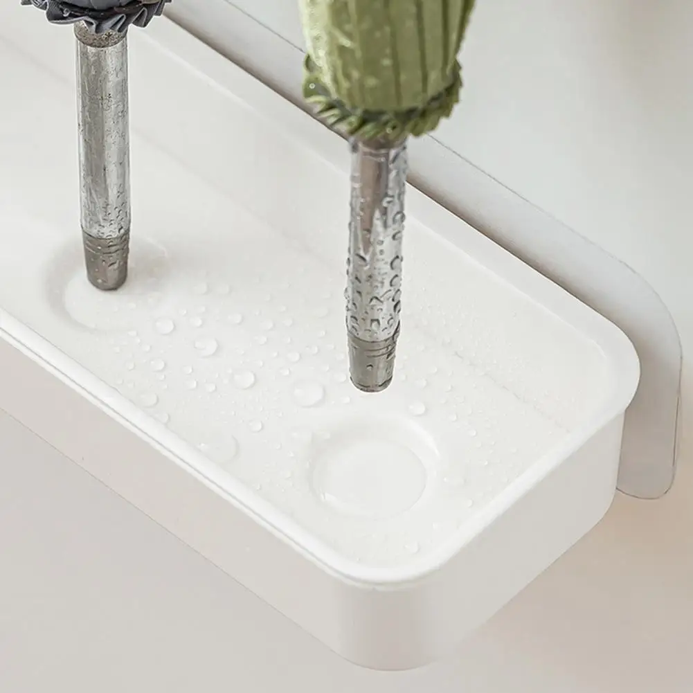 Modern Long Short Umbrella Bucket Suspension Design Umbrella Storage Shelf Entry Hallway Rack for Entryway umbrella storage rack