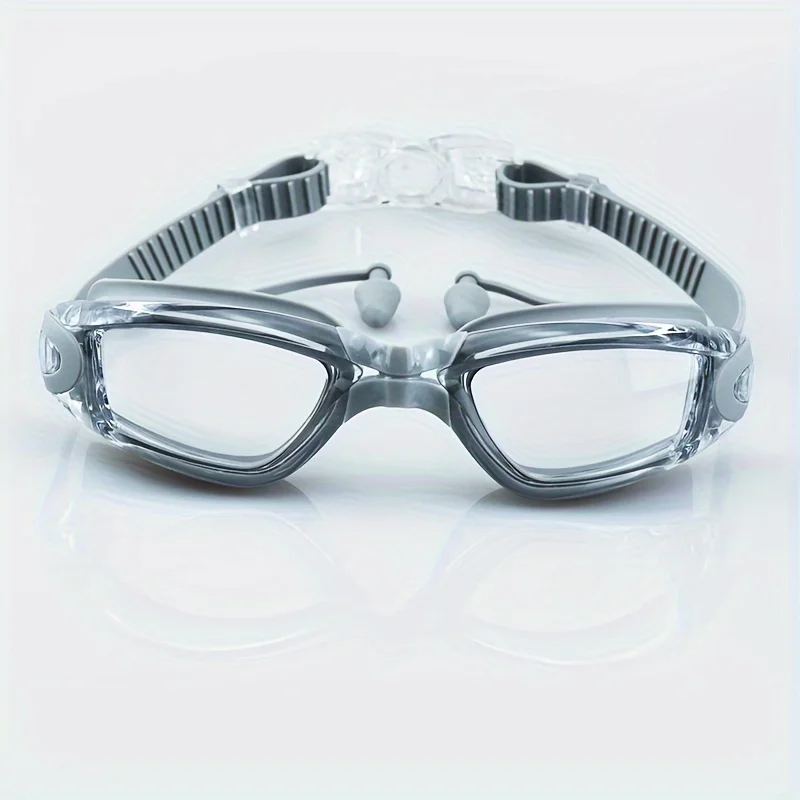 Swimming Goggles Fog and water repellant swimming goggles with adjustable straps and earplugs men women suitable for training play