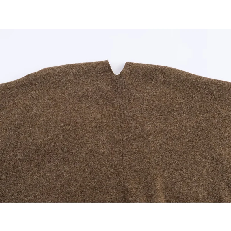 Women's Loose Long Cloak Jackets for Women 2025 Autumn Knitted New In Cape Coats And Jackets Holiday Casual Poncho Outerwear