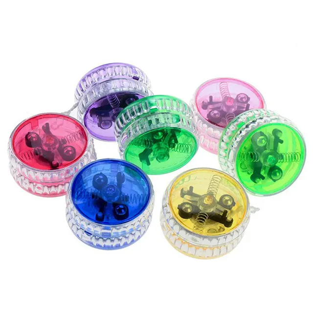 LED Flashing YoYo Ball Children Clutch Mechanism Magic Yo-Yo Toys For Kids Gift Toy Party Fashion Toy 2