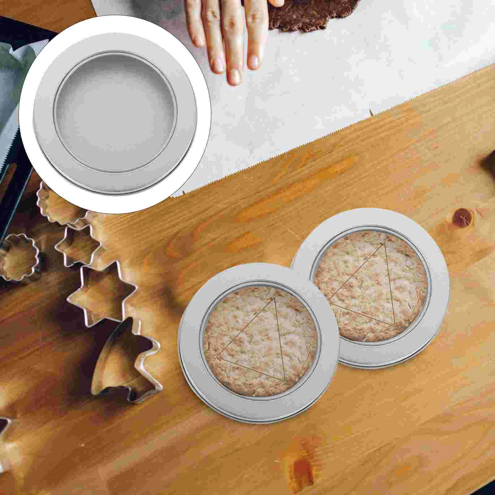 

Metal Tin Jar 10Pcs Round Tin Container Candy Cookie Holder Clear Lid Refillable Mini Item Containers Jewelry Sundries Organizer