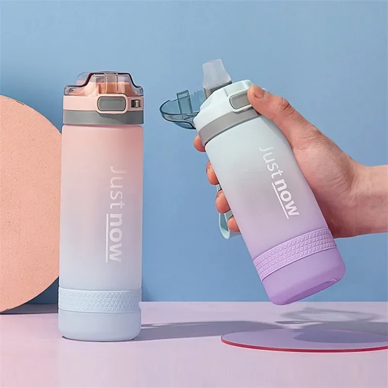400ml/600ml Water Bottle With Straw BPA Free Portable Outdoor Sport Plastic Bottles