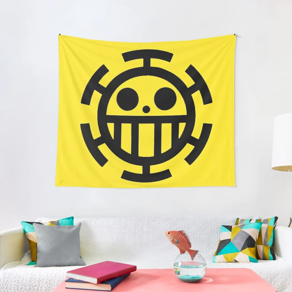 

Trafalgar Law Logo Tapestry Wall Hanging Decor Christmas Decoration 2023