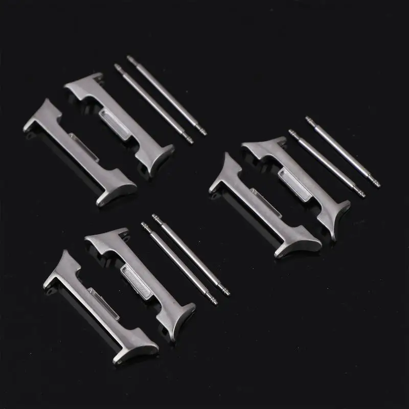 Stainless Steel Watchband Connector Adapters - 1 Pair