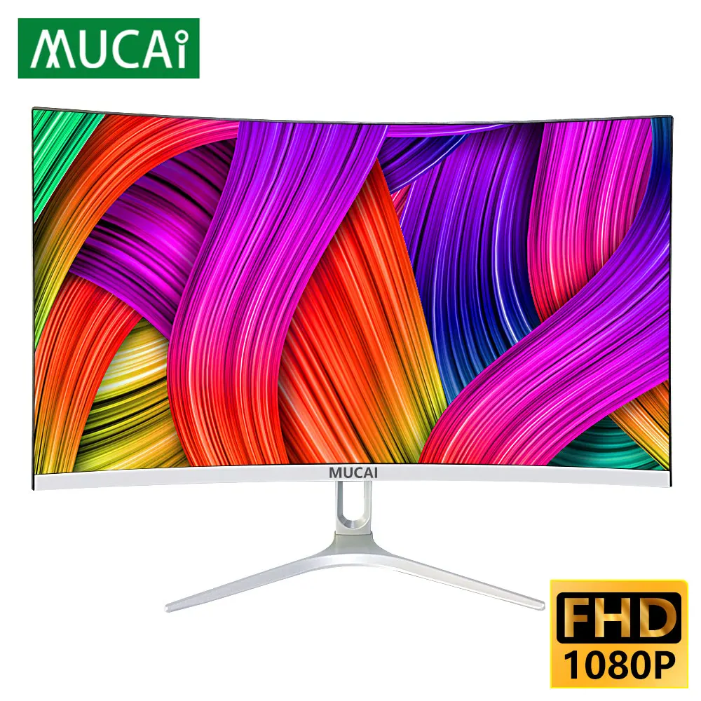 2427 дюймовый изогнутый монитор MUCAI, 75 Гц,...