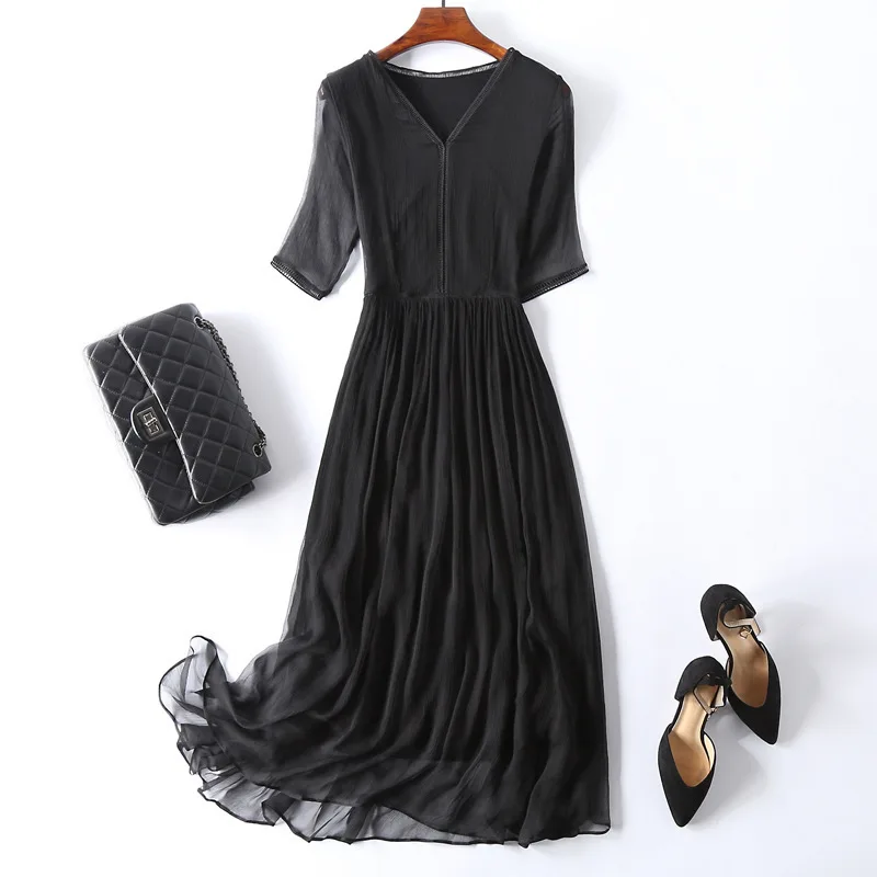 

Mid Long Dresses for Women Clothing Summer Dress Women Sexy Black Dress Female Beach Dresses Fairy Dress Vestidos De Fiesta Zm