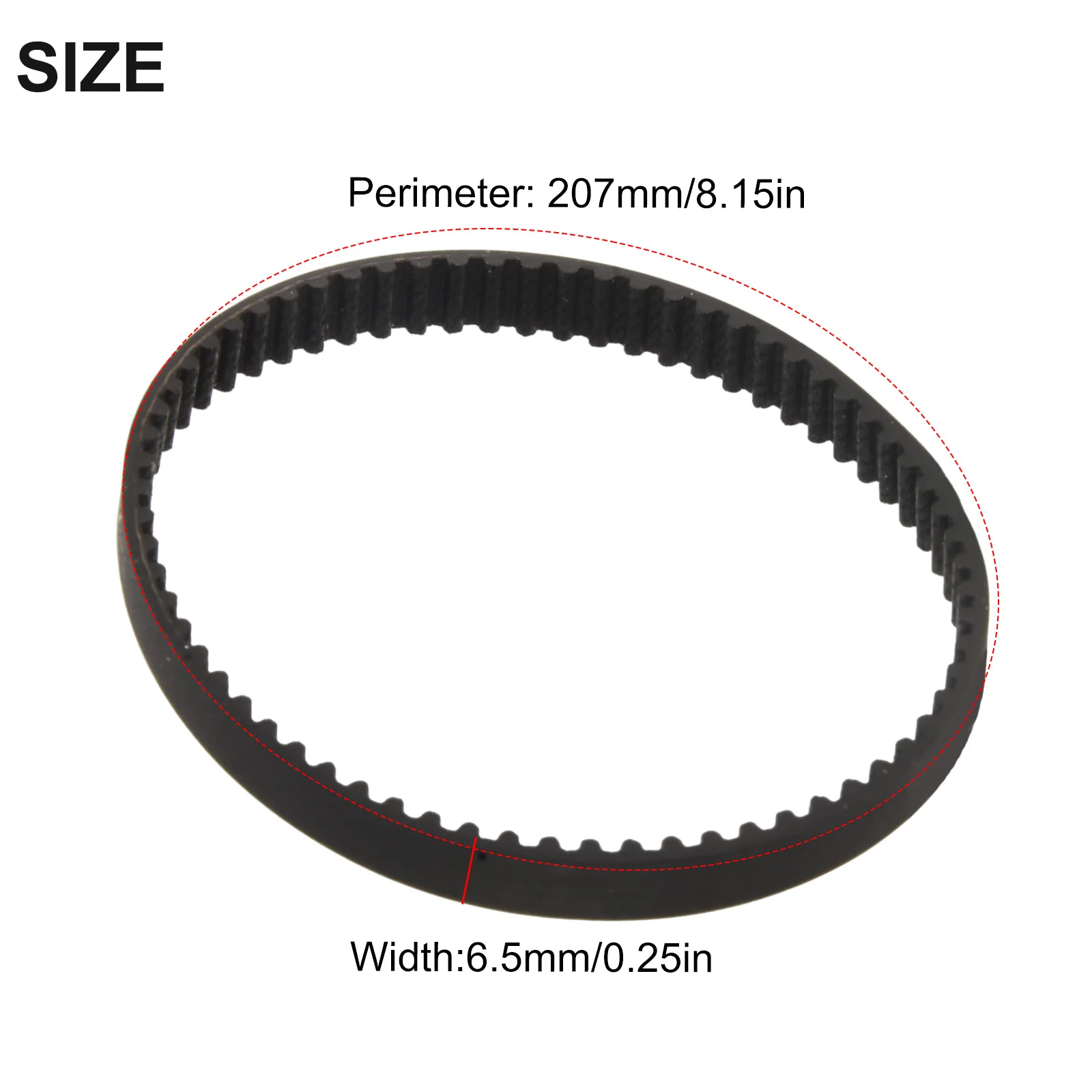 2pcs Toothed Rubber Drive Belt For Vax Blade 24V Cordless 32V Vacuum Cleaner UCPMSHV1 U89-MA-PF 90-MA-R U91-MA-B U89-MA-TE