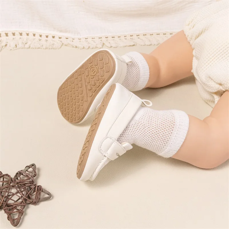 Blotona Baby Boy Girl Loafer Shoes Solid Color Non-slip Soft Sole Walking Shoes Casual Slip-on Shoes for Spring Fall 3