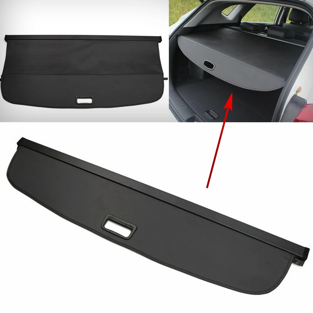 

For Audi Q3 2013 2014 2015 2016 2017 Rear Boot Trunk Cargo Cover Security Shield Shade Black Car Accessories