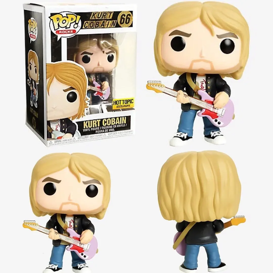 激レア Funko pop! Rocks  Cobain #64 Amazon.com: POP Rocks: Kurt Cobain with Sunglasses : Toys & Games