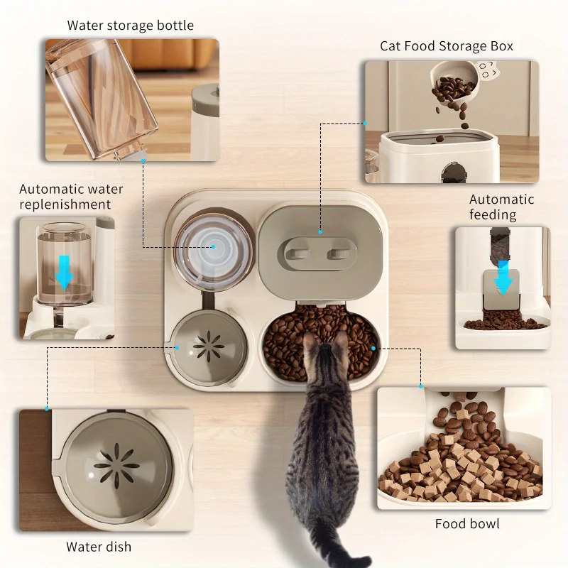 Automatic Cat Feeder Bowl 4