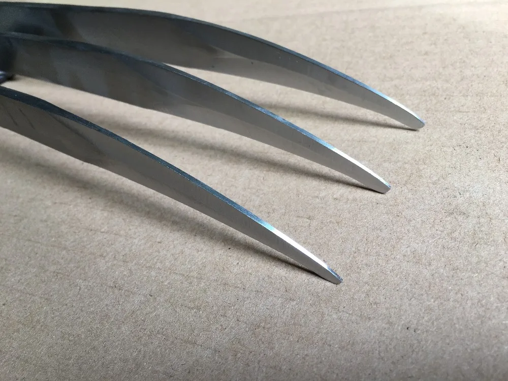 High Quality A Pair/1pcs X Man Steel Wolverine Claws Of Refinement Cosplay Props Halloween X-men Superhero Cosplay Gift 27cm 5