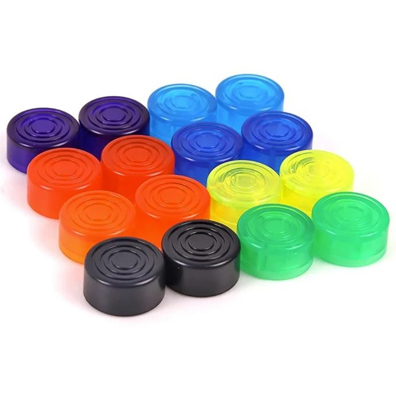 Footswitch Topper Guitar Pedal Topper 1/5/10pcs Multi Color Pedal Button Caps Guitar Stomp Knobs For Board