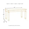 Ashley Bolanburg-Farmhouse Writing Desk with Drawers, Signature Design, Home and Office, Whitewash, 60 in 3