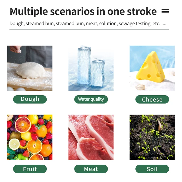 식품 안전과 품질 관리를 위한 필수 도구: 고정밀 전문 식품 pH 계량기
