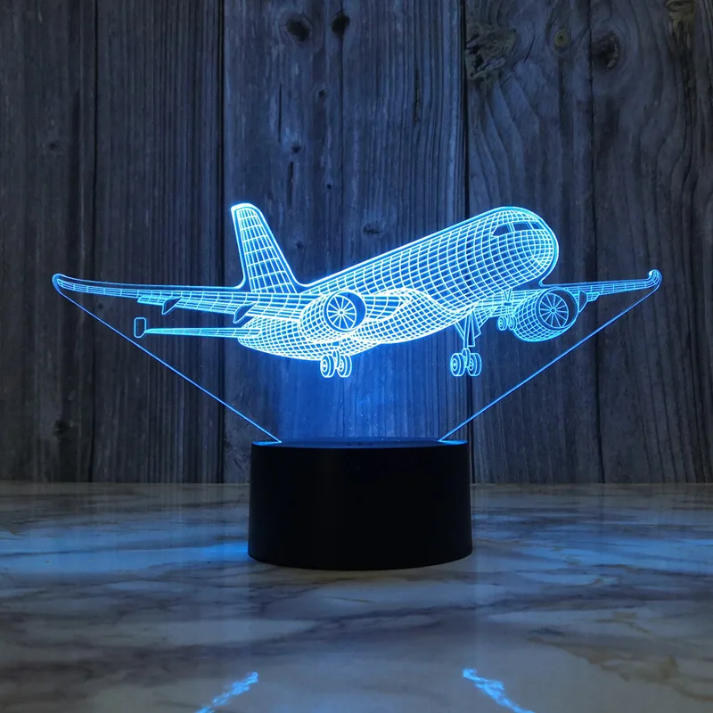 Lampada da calcio 3D Luce notturna a LED con telecomando, 7 colori selezionabili Interruttore tattile dimmerabile Lampada notturna USB Regalo di compleanno, Regali di buon Natale per ragazze, uomini