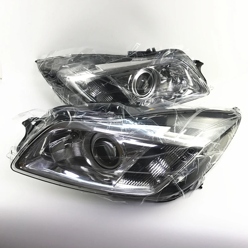 CAPQX 앞 범퍼 HID 헤드라이트, Opel Insignia 2008 2009 2010 제논 헤드램프, 헤드 라이트 램프, 10 핀, 2 개