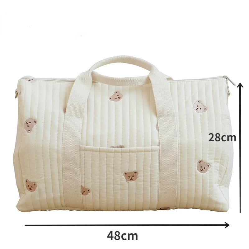 Large Maternity Bag for Baby Diaper Maternal Mommy Bag Quilted Nappy Maternity Packs Toiletry Labour Luggage Bag Mom Travel Tote 6