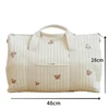 Large Maternity Bag for Baby Diaper Maternal Mommy Bag Quilted Nappy Maternity Packs Toiletry Labour Luggage Bag Mom Travel Tote 6