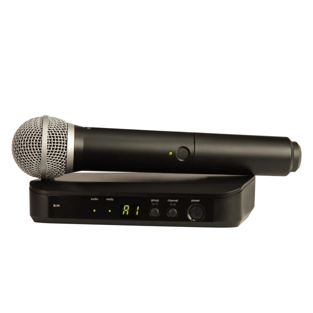 BLX24 Wireless Microphone BLX4R Vocal System with BLX4 BLX24R PG58 SM58 BETA58 Microphone for Shure Wireless Microphone Mic 