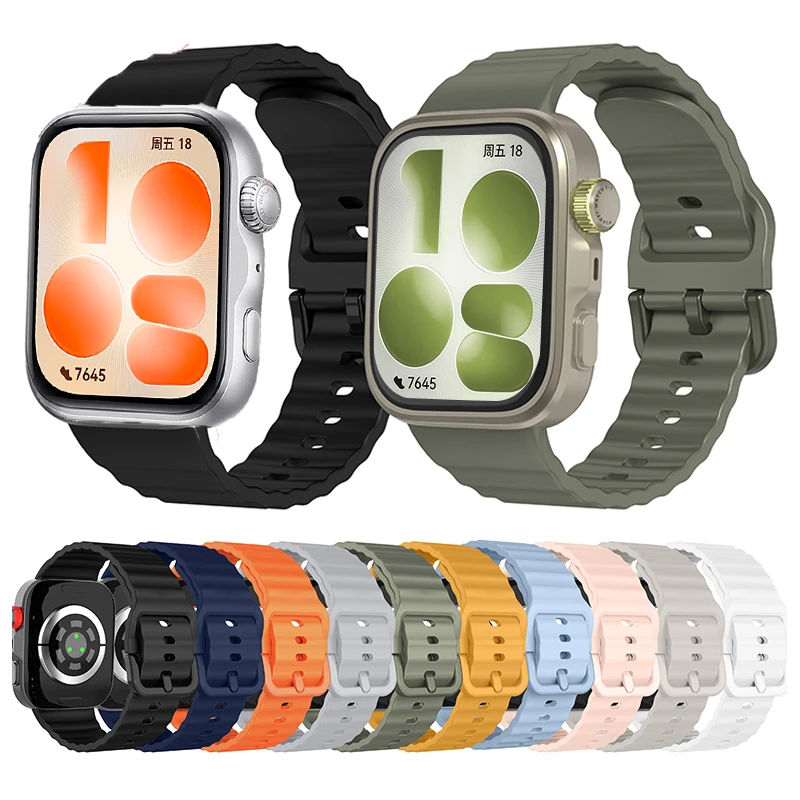 Silicone Sport Replacement Watch Strap - Premium Wristband Accessory