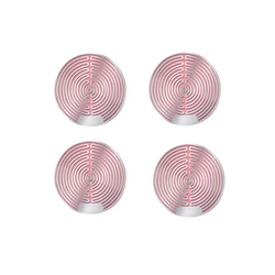 Universal Anti - Radiation EMF Protection Stickers (4 Silver)