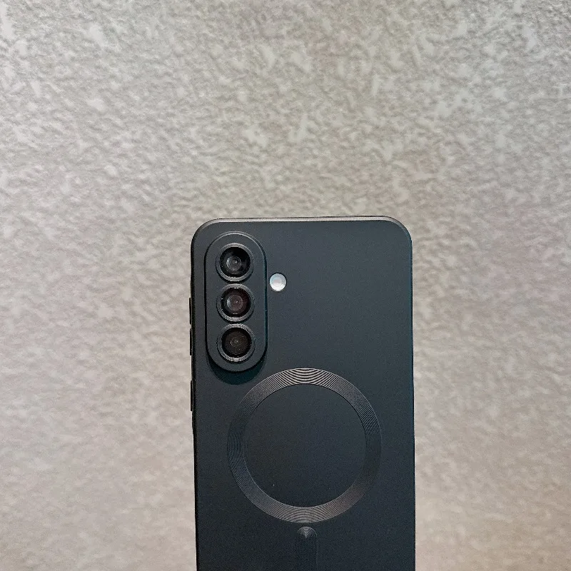Frosted Lens Protective Magnetic Phone Case with MagSafe Cover Compatibility