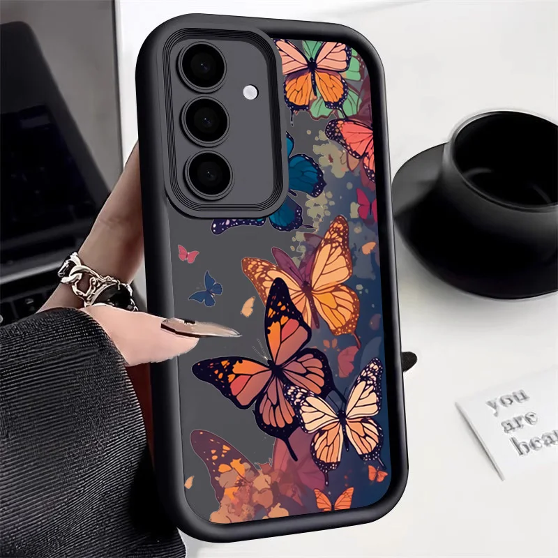 Elegant Butterfly Soft Phone Case - Stylish Protective Cover
