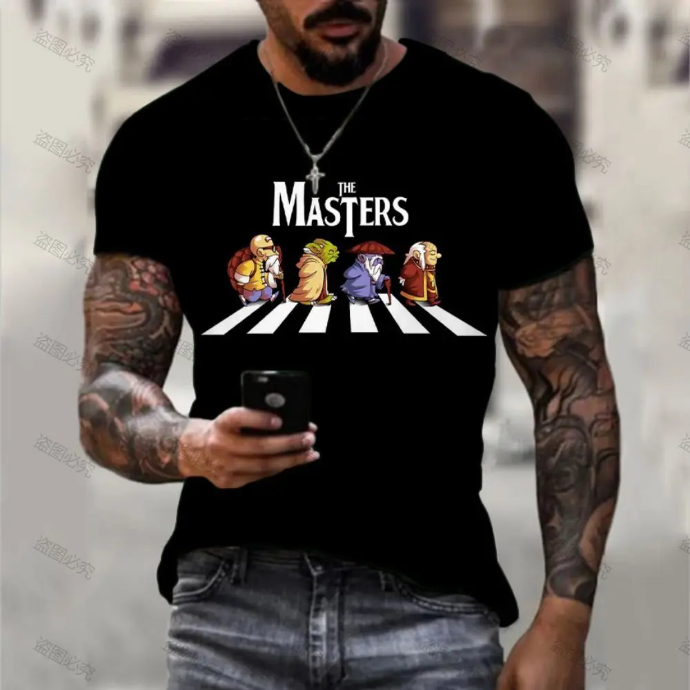 Essentials T-Shirt Stampata Dragon Ball Z Streetwear Uomo Vegeta Goku 110-6Xl T-Shirt Moda New Super Saiya Oversize Y2K