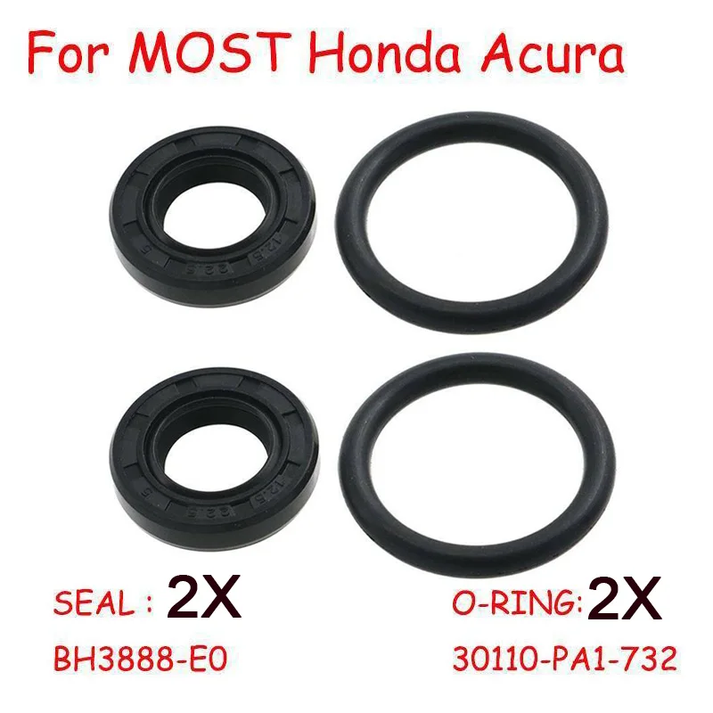 4pcs Distributor Seal Ring For Honda Acura Distributor Seal & Oring