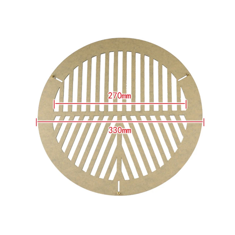 

Agnicy Astronomical Telescope Accessories Deep Space Photography Fishbone Focusing Plate 270-330mm Acrylic Fishbone Plate