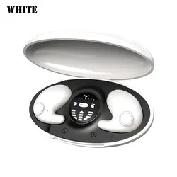Invisible Waterproof Wireless Stereo Earbuds with Mic - Bluetooth 5.3 Headphones (BT-MD538-TWS-White)