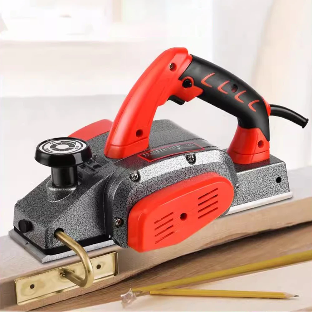 High Power Portable Electric Planer 220V Mini Electric Wood Planer Chopping Board Planer Electric Woodworking Power Tool Planer 4