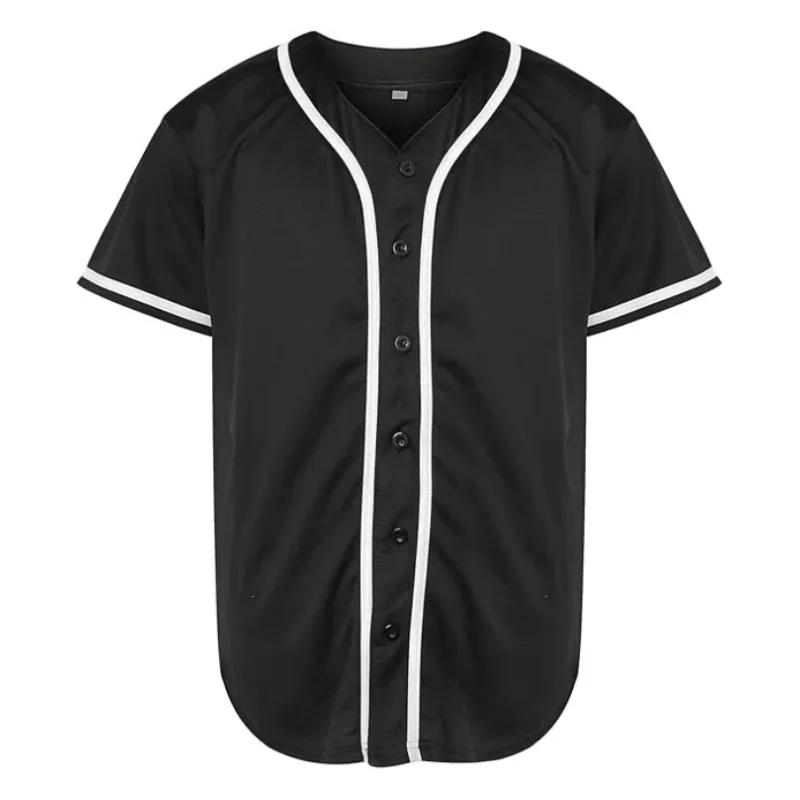 New Men's Baseball Uniform Sport Summber Baseball Jersey Breathable Shirt Loose T-shirts for men