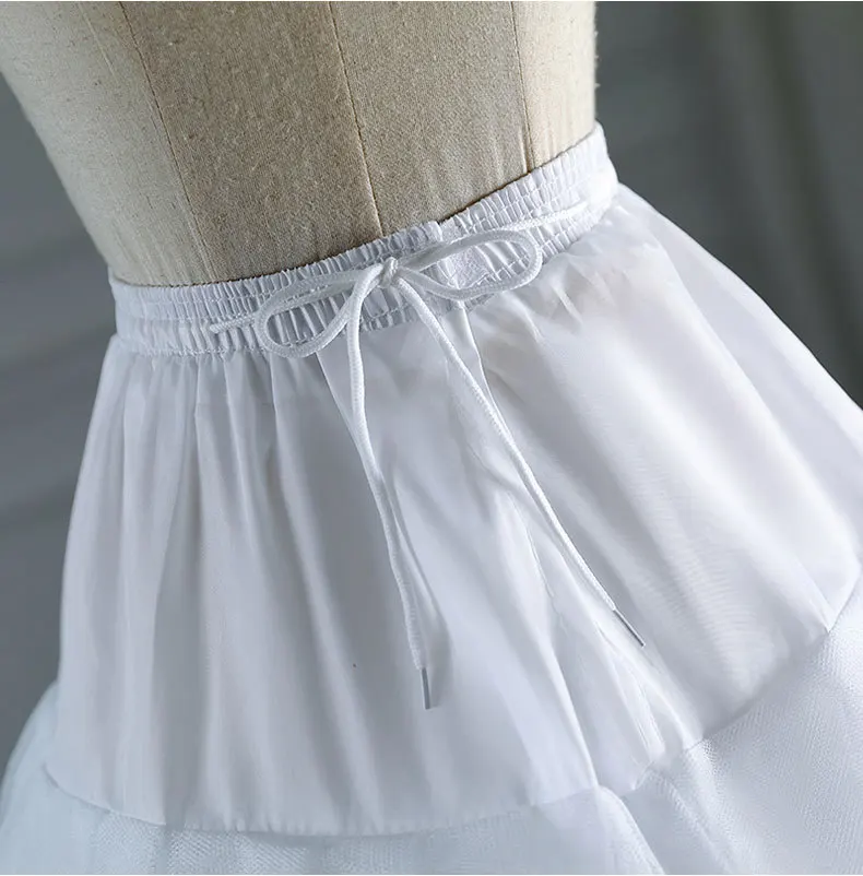 Petticoat Skirt Petticoat Underskirt Wedding Underskirt Wedding Petticoat White Tulle Petticoat A Line Style Wedding Dress 4-8 Layers No Hoops Bridal Wedding Accessories Long Petticoats Underskirt