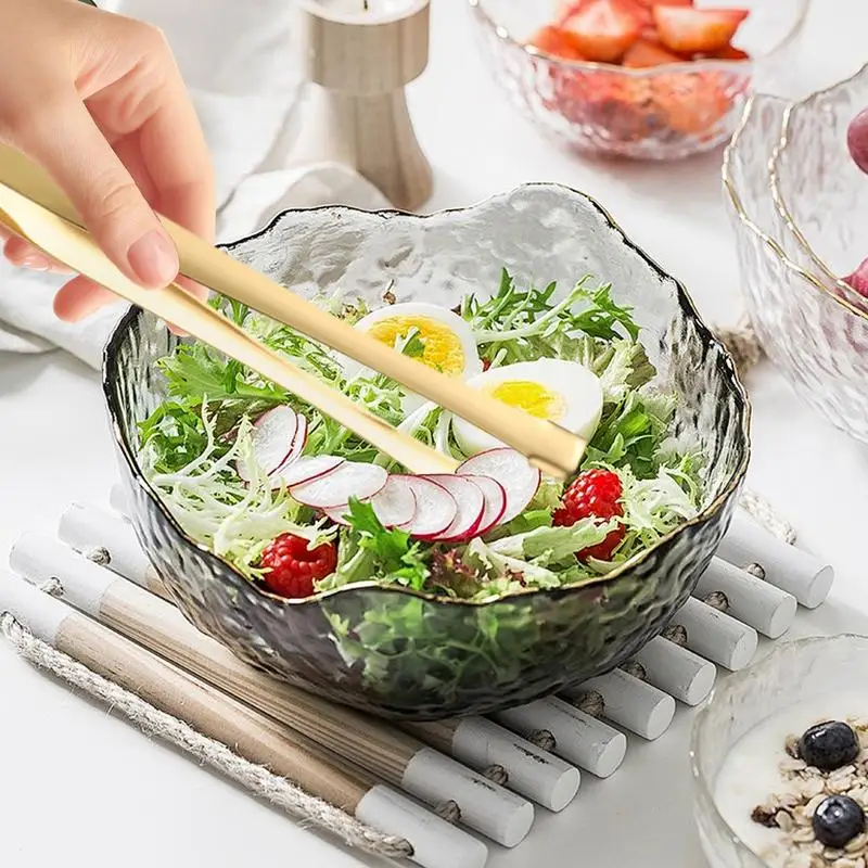 Egg Chalazae Removal Tool 15cm Stainless Steel Kitchen Food Tongs Non-Slip Ice Clip Steak Salad Clamp Cooking BBQ Tweezer Gadget