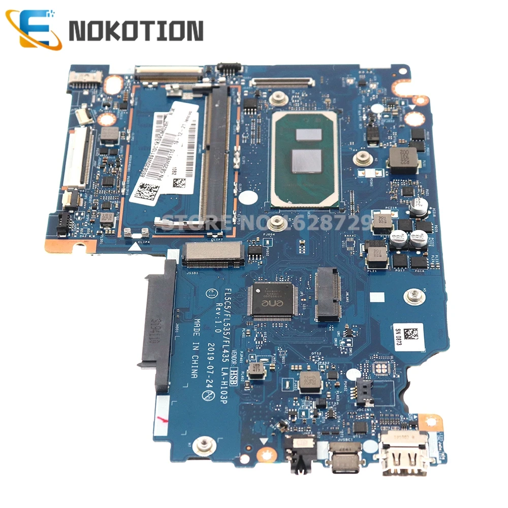 Nokotion For Lenovo Ideapad S340-15iil Laptop Motherboard Srg0n  I7-1065g7+4g Ram 5b20w89105 5b20w89114 5b20w89117 La-h103p - Laptop  Motherboard - AliExpress